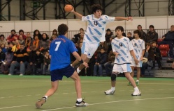 A selección infantil masculina, nun partido desta fin de semana