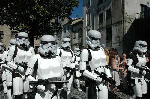 Tropas galácticas invaden Compostela